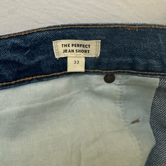 NWT Madewell Women's The Perfect Jean Denim Shorts - L4401 Size W33 - Picture 16 of 16